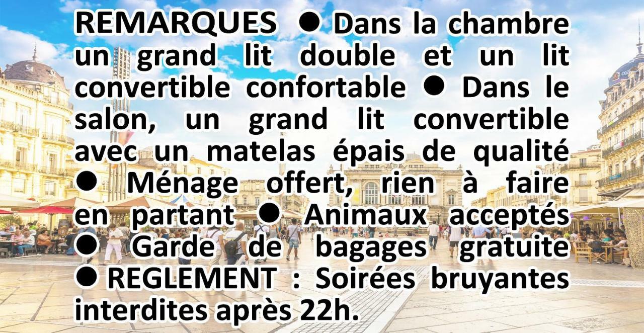Comedie Musee-Fabre Parking Offert Climatisation Lejlighed Montpellier Eksteriør billede
