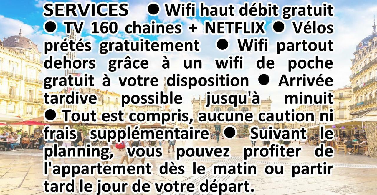 Comedie Musee-Fabre Parking Offert Climatisation Lejlighed Montpellier Eksteriør billede