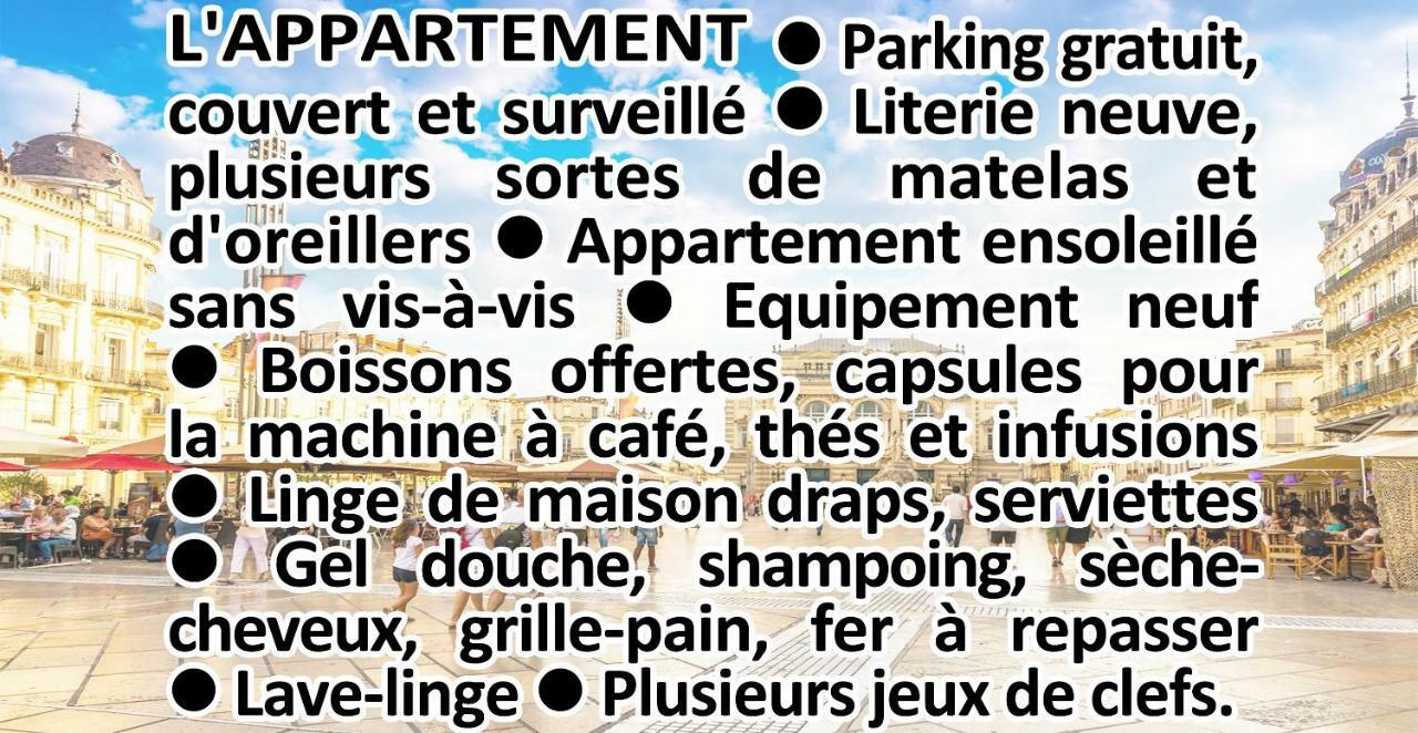 Comedie Musee-Fabre Parking Offert Climatisation Lejlighed Montpellier Eksteriør billede